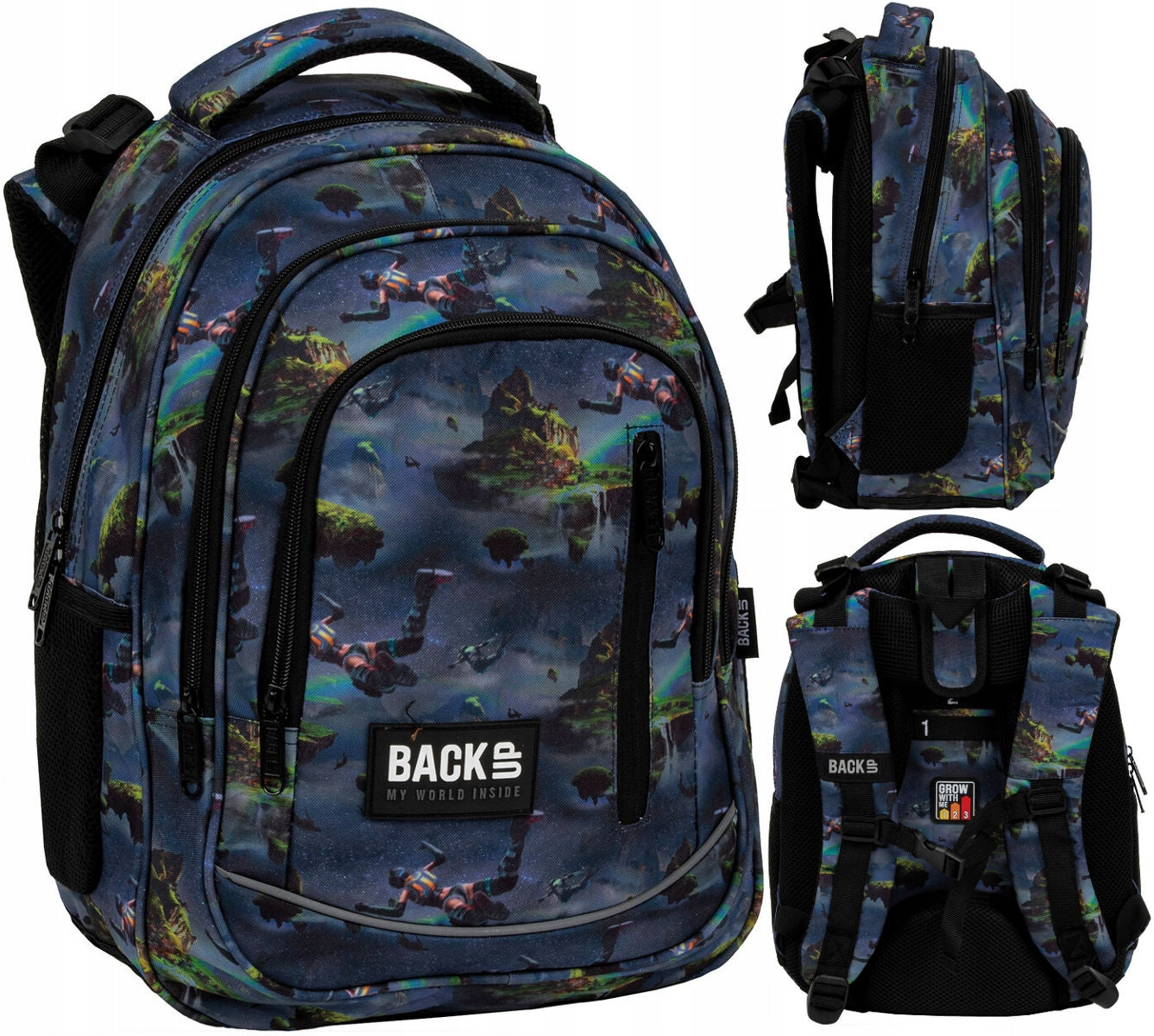 BACKUP R40 SCHOOL BACKPACK FOR FAN GAME HARNESS ADJUSTMENT FOR CLASS 1 - 3