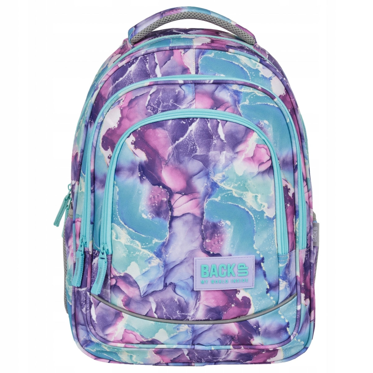 BACKUP SCHOOL BACKPACK FOR GIRLS Marble Pastel 26 liters Packaging status original