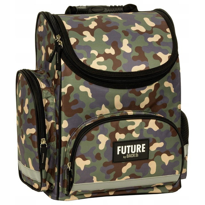 BACKUP School Satchel MORO Green Lightweight Ergonomic Holds A4 Manufacturer code TEMBDF30
