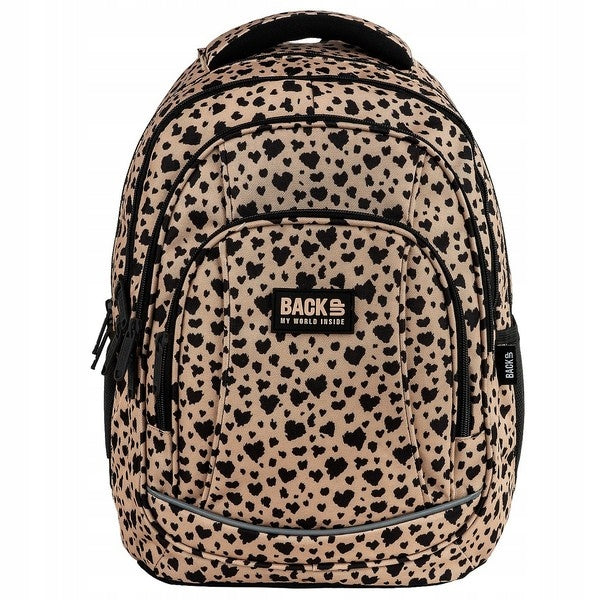 BACKUP YOUTH SCHOOL BACKPACK FOR GIRL LEOPARD Packaging status original