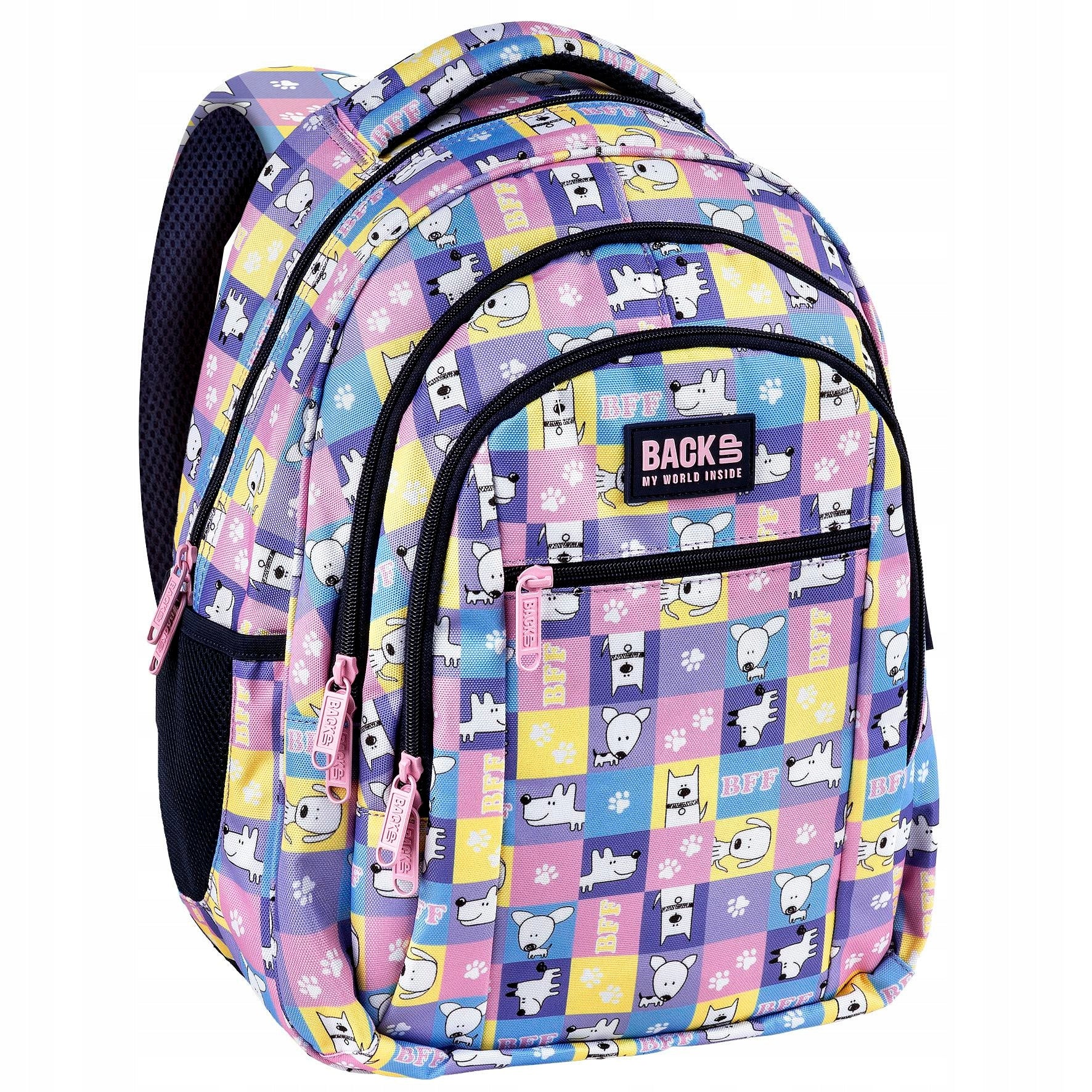 BACKUP YOUTH SCHOOL BACKPACK FOR GIRLS PASTEL PENS BFF