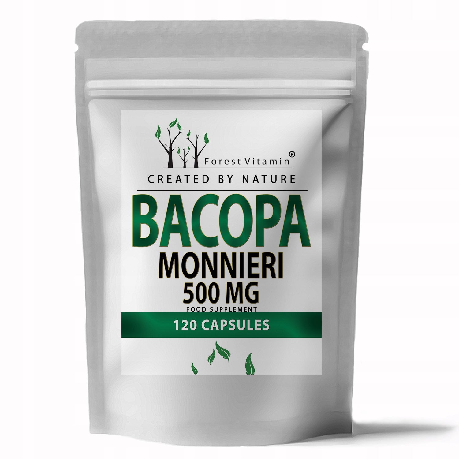BACOPA MONNIERI BRAHMI 500mg MEMORY BAKOPA 120caps STRESS DEPRESSION SCIENCE EAN (GTIN) 5907628978641