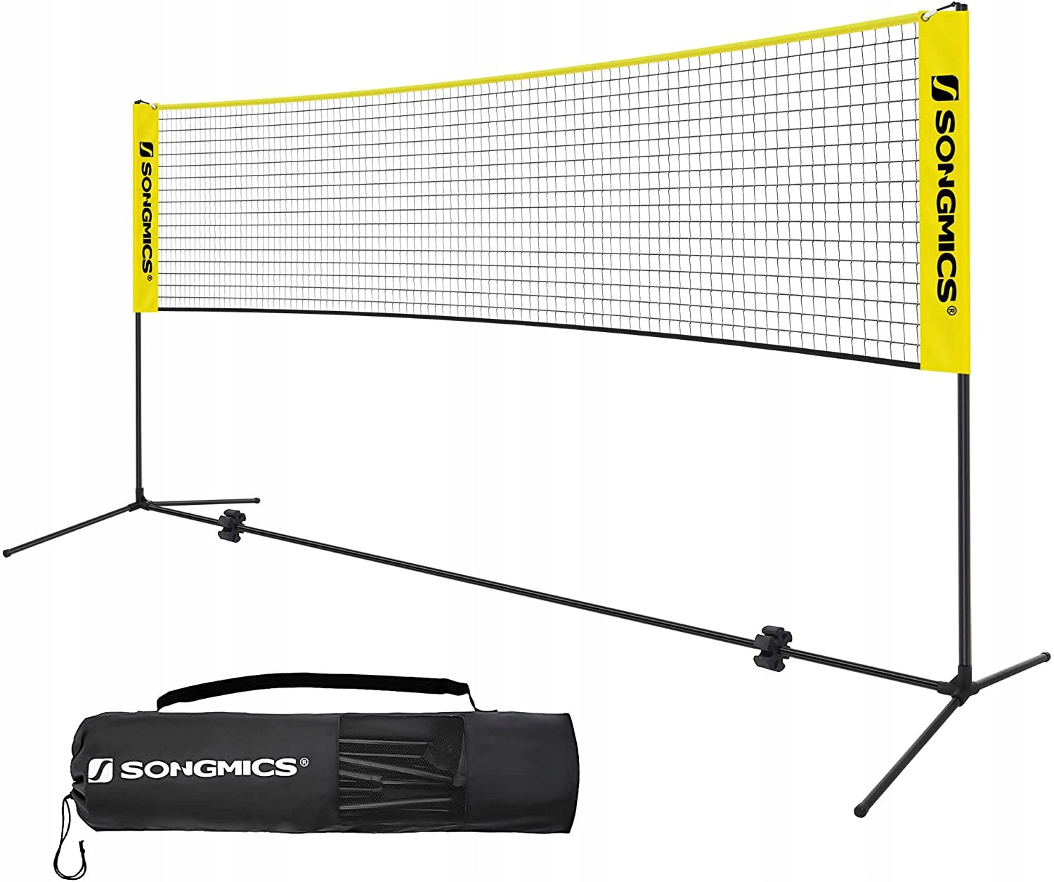 BADMINTON NET ADJUSTABLE HEIGHT SET BABINGTON 4M BAG CHILDREN Manufacturer code PRZENOŚNA SIATKA DO TENISA SIATKÓWKI 4 M