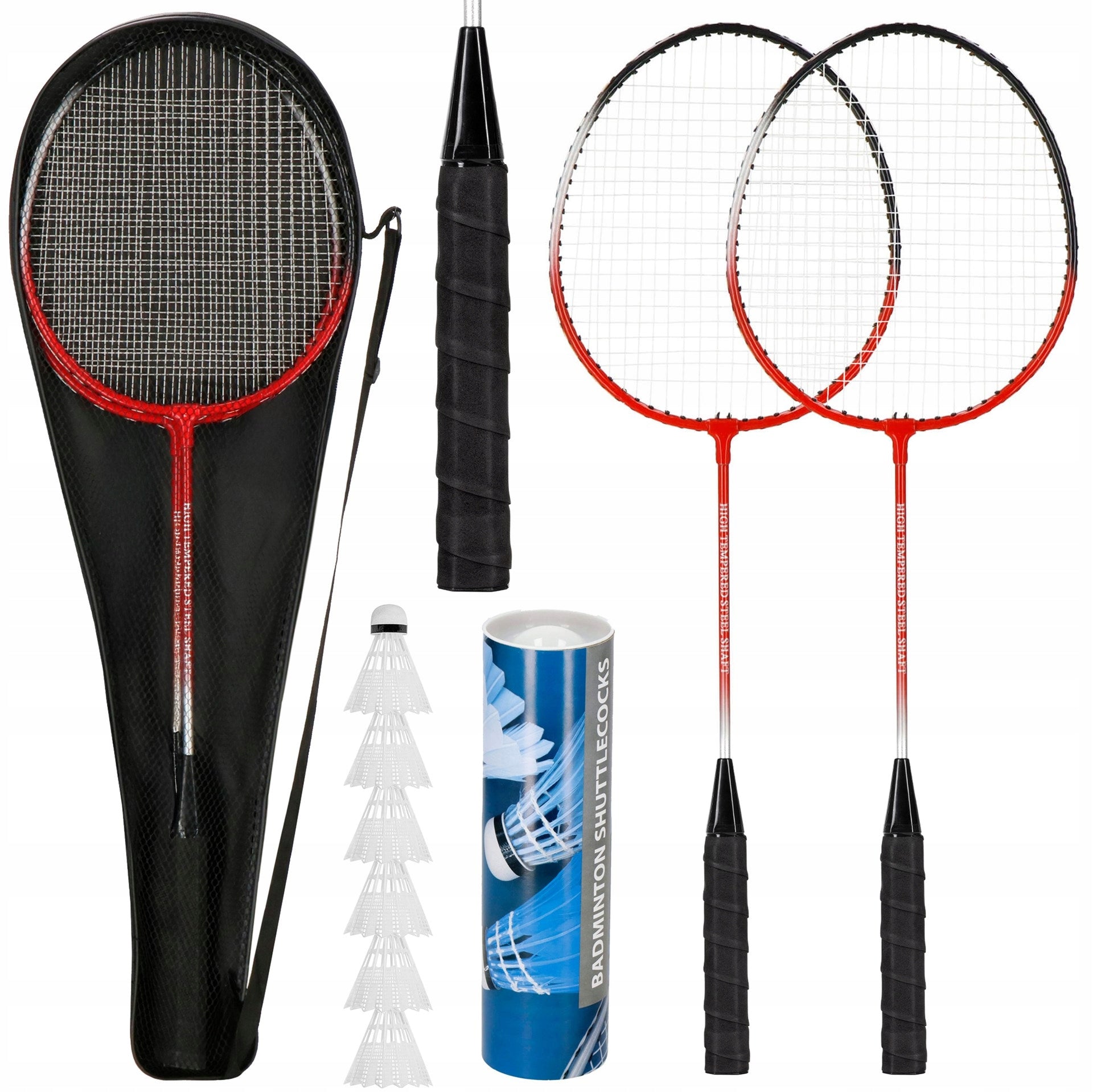 BADMINTON SET 9in1 RACKET PALETTES DARTS BADMINTON COVER Brand Springos