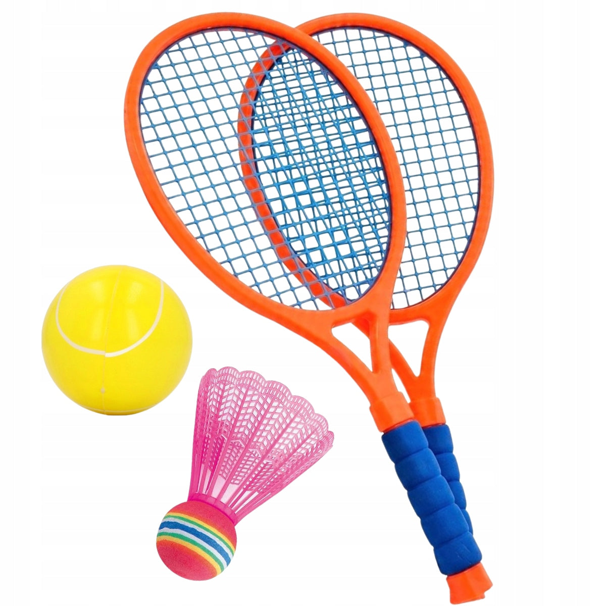 BADMINTON SET BEACH RACKETS PADDLES SHUTTLECOCK