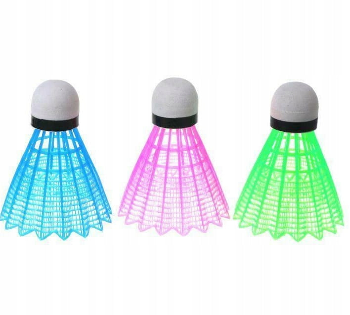 BADMINTON SHUTTLECOCKS 3 PCS COLORFUL SHUTTLECOCK SET Packaging status original