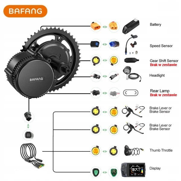 BAFANG ELECTRIC BIKE KIT 48V 250W EAN (GTIN) 5905471271513