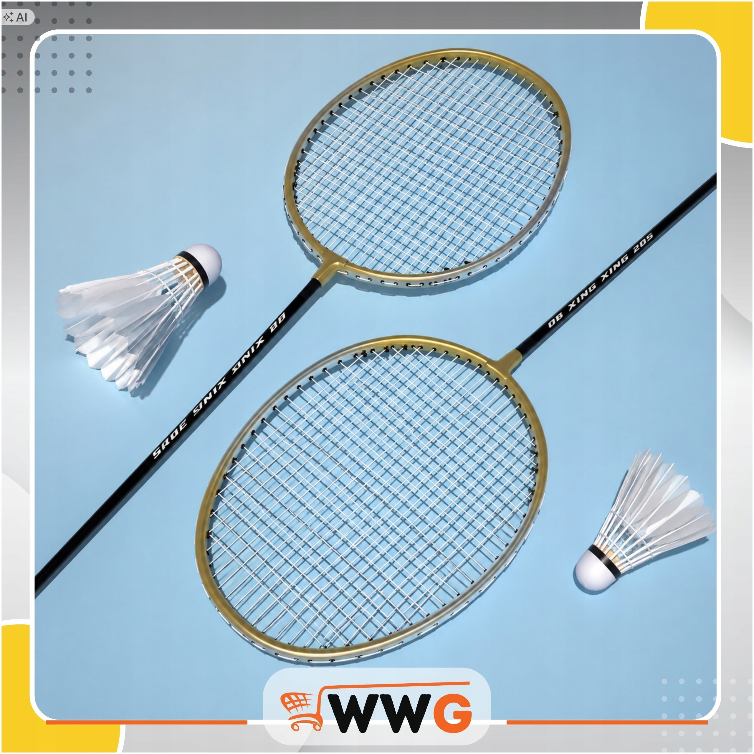 BAFMINTON RACKET PALETTES SET 8in1 DARTS BADMINTON COVER Brand no brand
