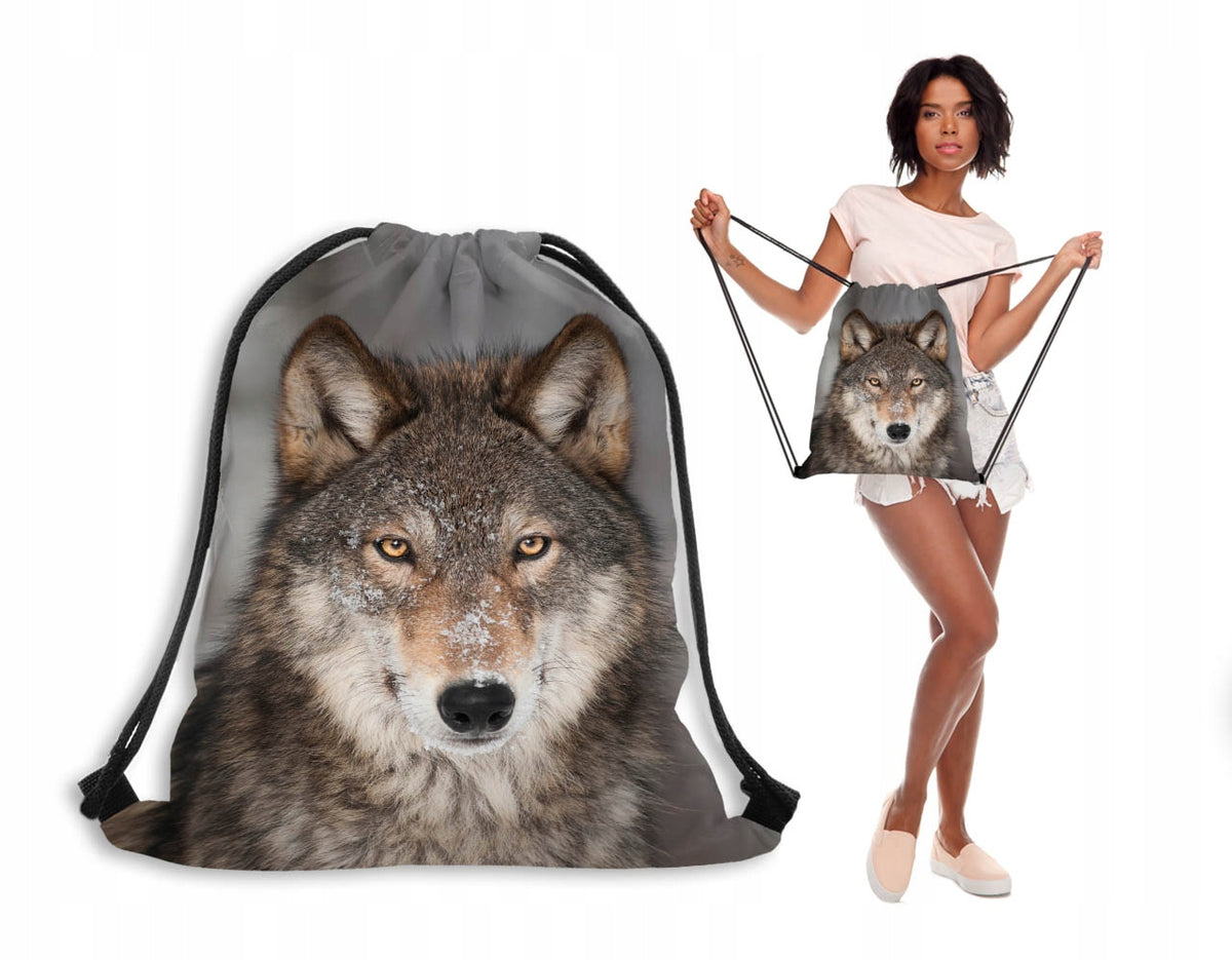 BAG BACKPACK WOLF 3D PRINTING Polish DURABLE