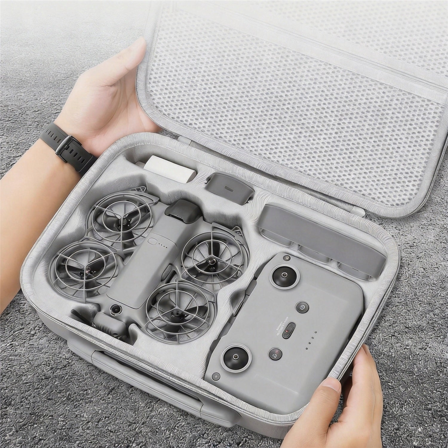 BAG CARRYING CASE FOR DRONE DJI NEO 2 (GREY) Brand no brand