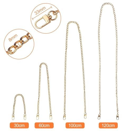BAG CHAIN METAL STRAP ACCESSORIES 4 PCS FOR HOME GIFT Manufacturer code Producent niezależny