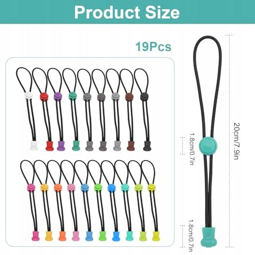 BAG CLIPS CLOSING BAGS COLORFUL ADJUSTABLE 19 PCS GIFT Manufacturer code Nieoznaczona