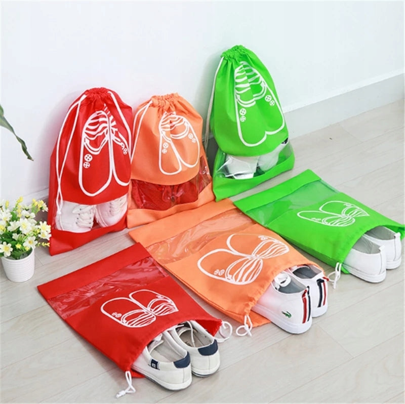 BAG COVER ORGANIZER FOR WF SHOES STORAGE SHOES FOR SUITCASE M Color red