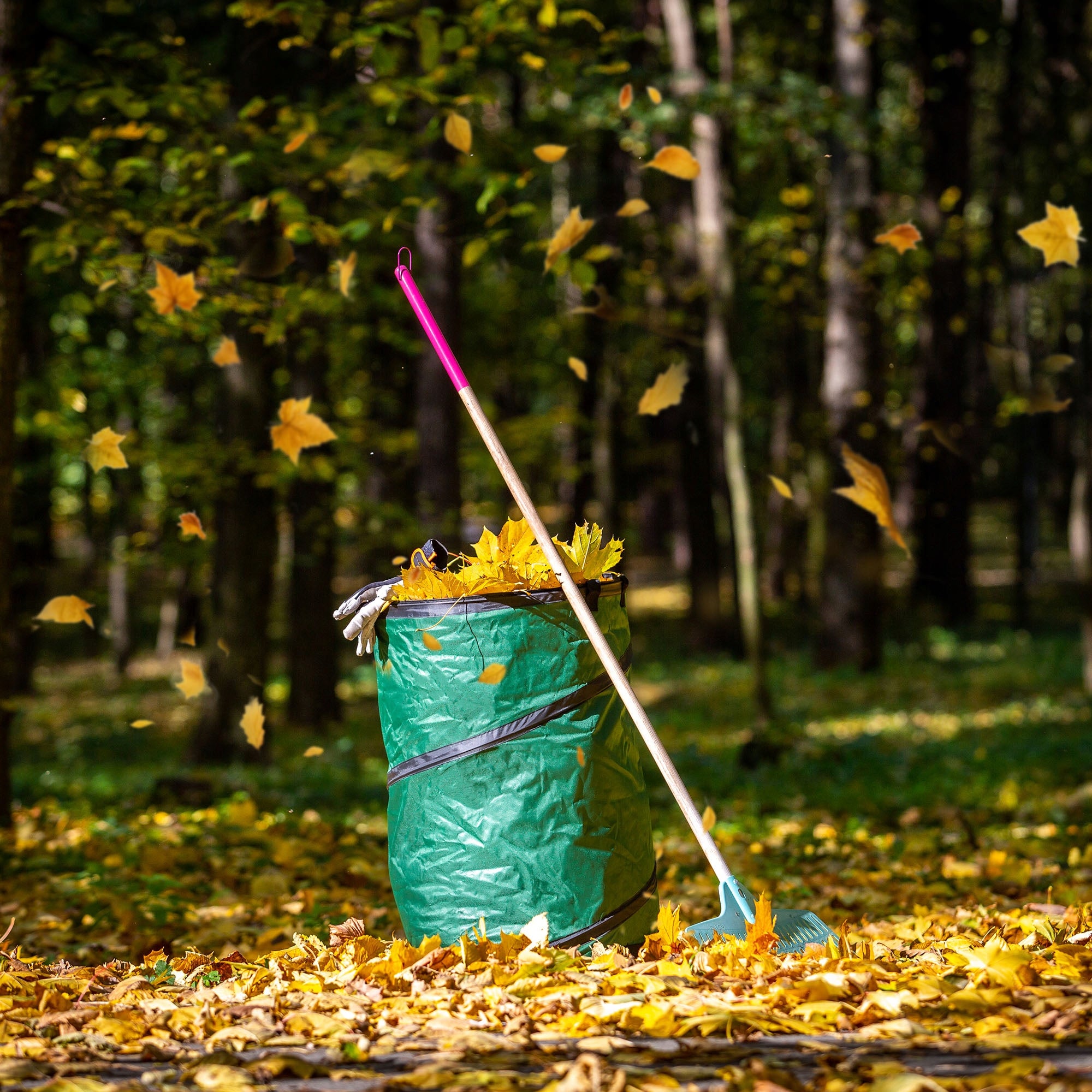 BAG ON THE LIST GARDEN BASKET WASTE GRASS FOLDING STRONG WITH HANDLES 120 L EAN (GTIN) 5906638327685