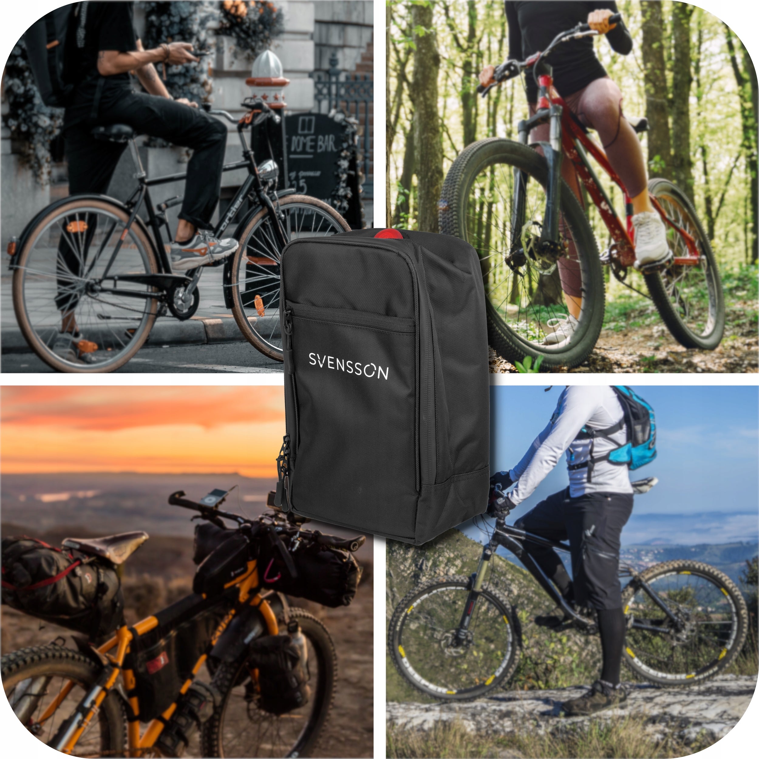 BAG POUCH BICYCLE POUCH FOR CAPACIOUS TRUNK Model TRAVEL114