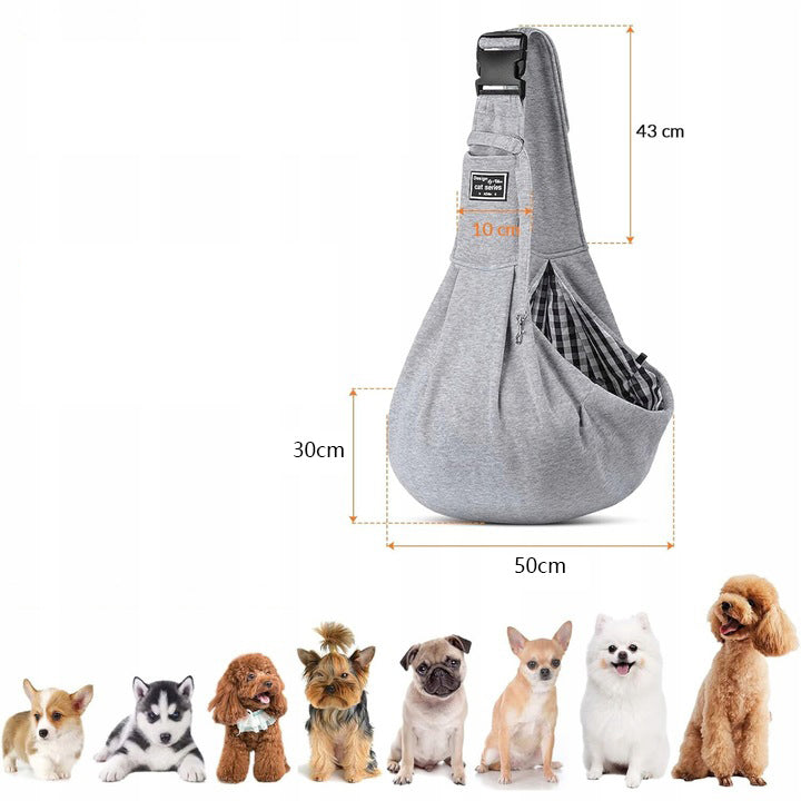 BAG SHOULDER NET FOR CARRYING DOG ANIMALS TRANSPORTER BACKPACK CARRIER Packaging status original