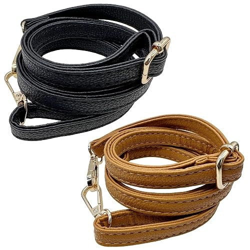 BAG STRAP ADJUSTABLE PU LEATHER LIGHT BLUE REPLACEMENT 2 PCS Manufacturer code Producent niezależny