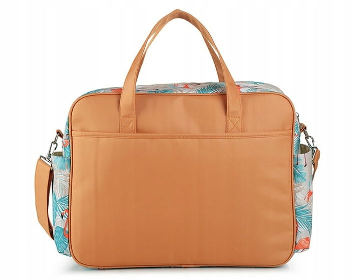 BAG STROLLER ORGANIZER FOR MOM DAD PATTERNS COLORS FLAMINGO 3in1 Brand Bergens