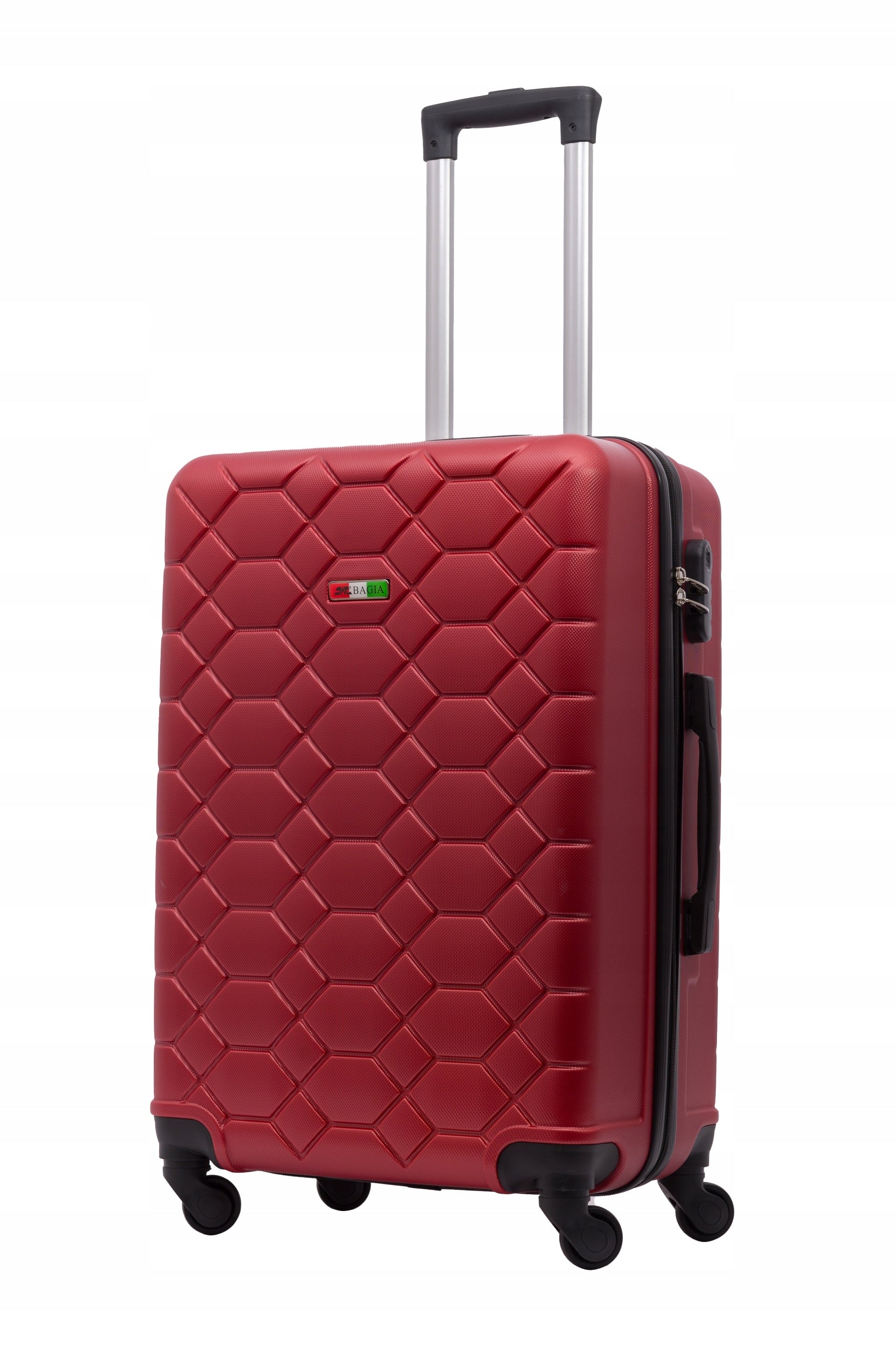 BAGIA AMSTERDAM SET SUITCASE SET 3 PIECES TRAVEL LUGGAGE ABS SUITCASES Width (longer edge) 50 cm
