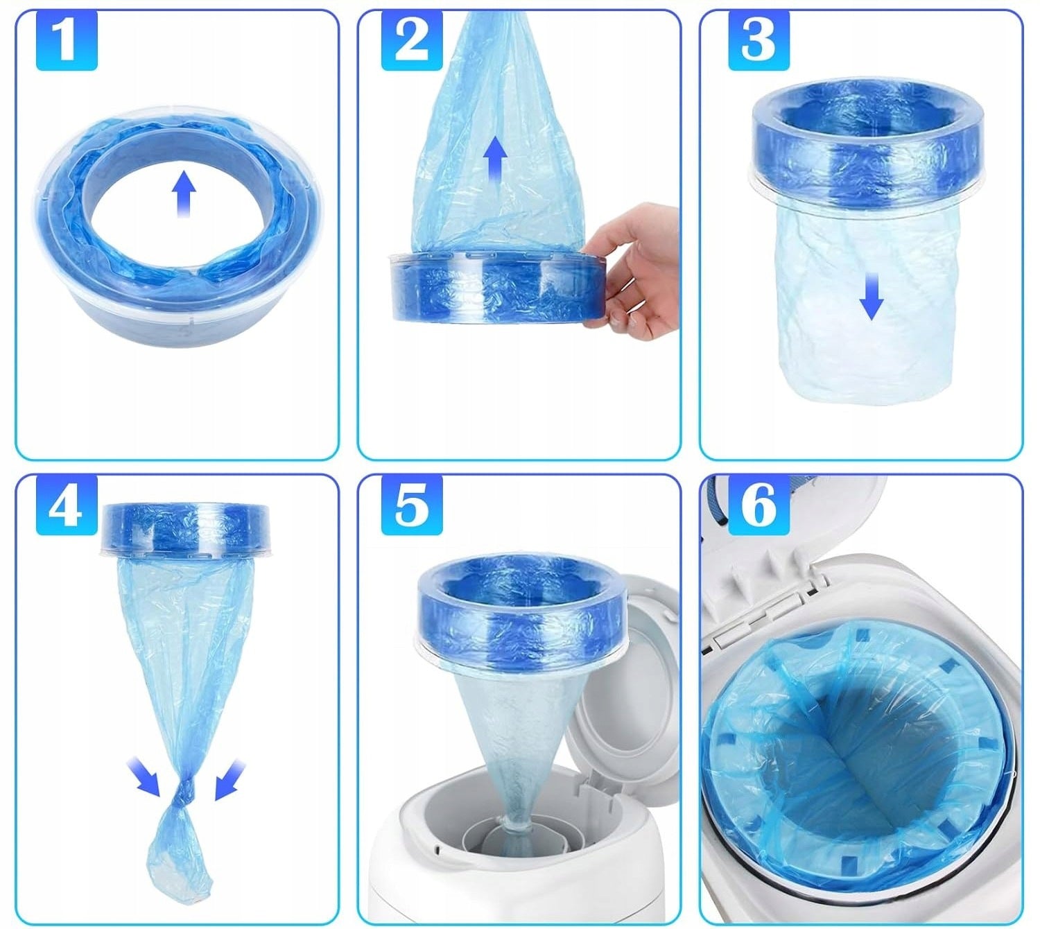 BAGS REFILLS FOR DIAPER BASKET REPLACEMENT FRAGRANCE 20PCS Kind pail refill