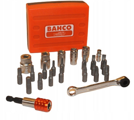 BAHCO Bit set + 1/4'' 26 el. sockets set Brand Bahco