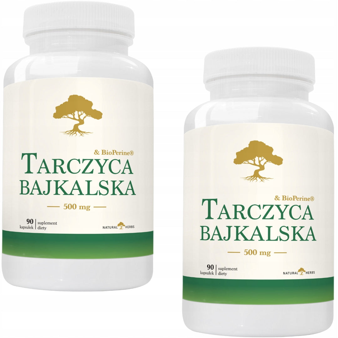BAIKAL THYROID 500 mg Piperine Baikalin Antioxidant Resistance 180 kap