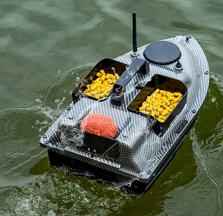 BAIT BOAT 3 FEEDERS GPS SELF-RETURN CARBON Range 500 m