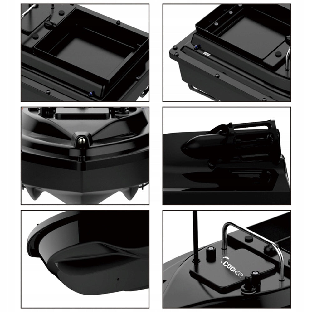 BAIT BOAT D16 400-500M RC BOAT 2KG 12000MA!!! Number of compartments 1