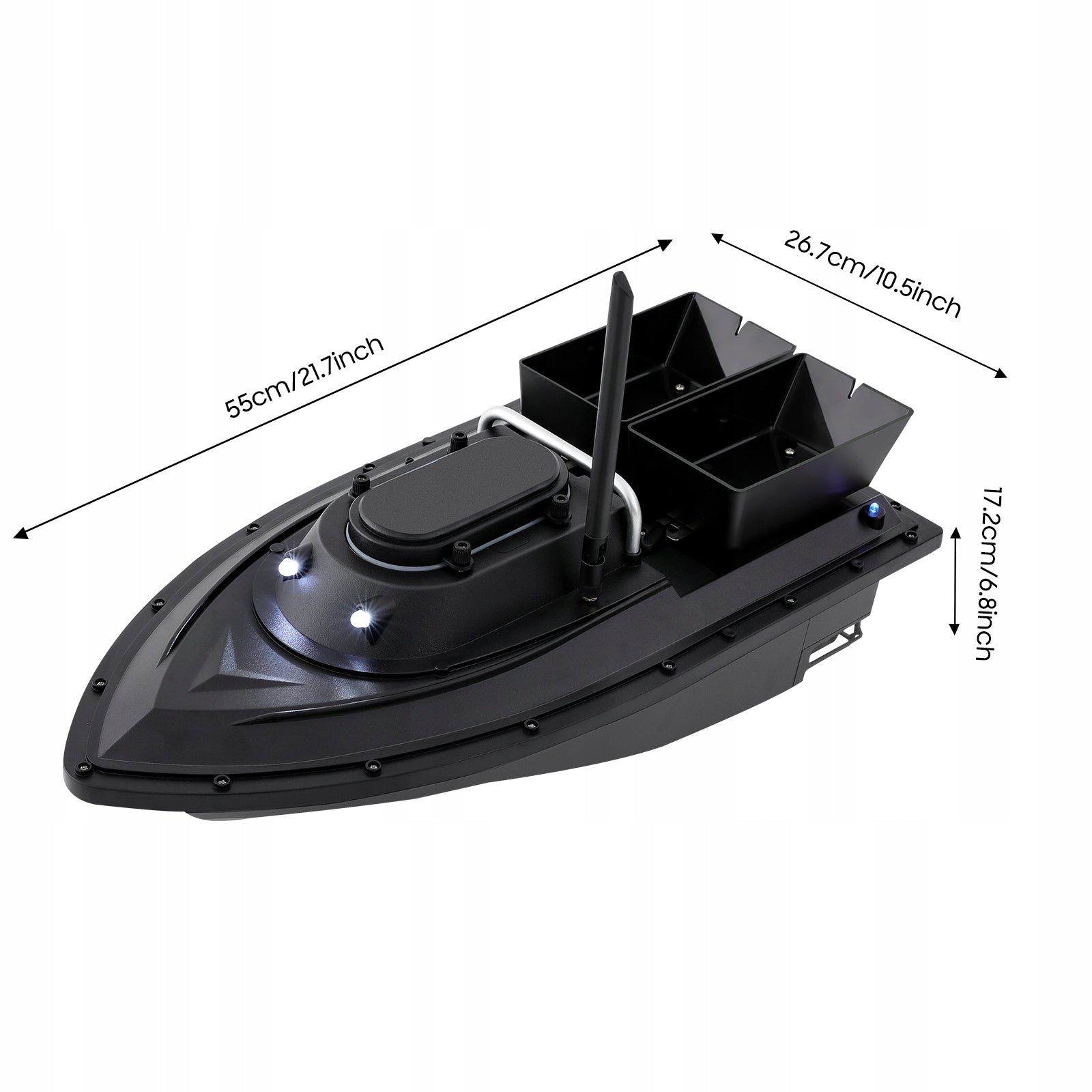 BAIT BOAT FISHING BOAT WITH BAIT 2 CHAMBERS Brand no brand