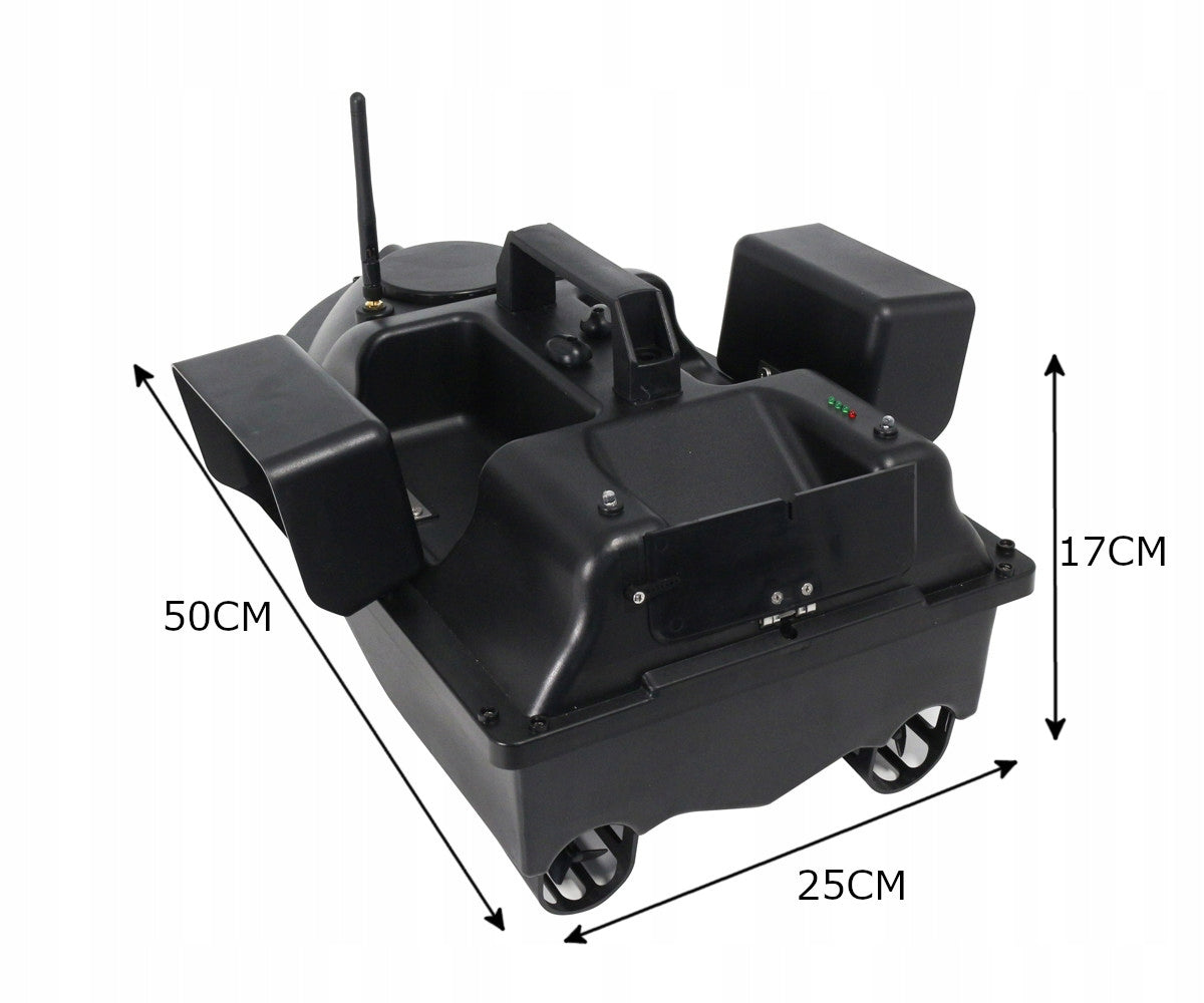 BAIT BOAT FLYTEC V010 GPS, 3 TANKS, 500m, 12000mAh LED BATTERY Range 500 m