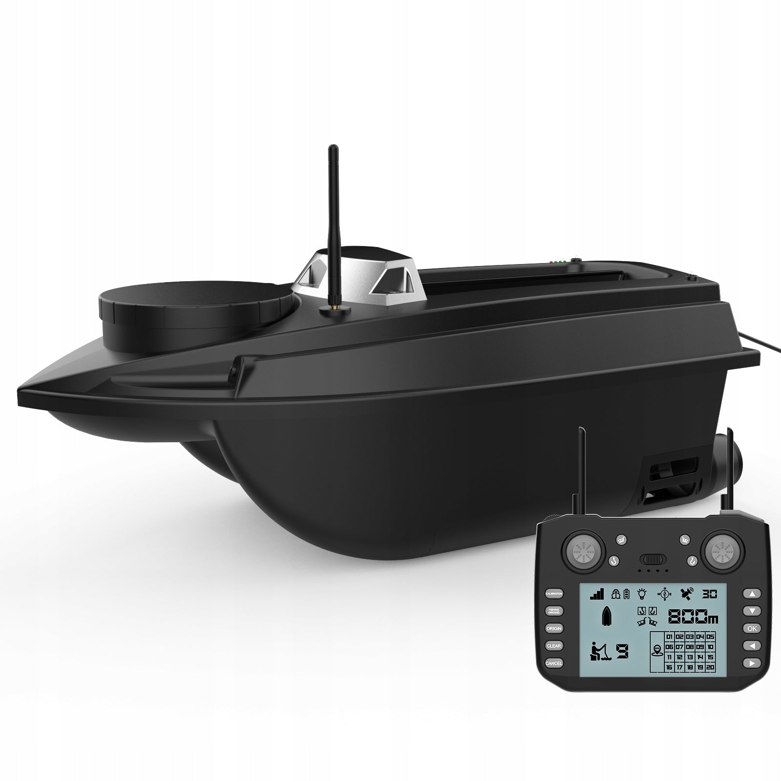 BAIT BOAT FLYTEC V030 GPS AUTO RETURN 1X 20000MAH ECHO SOUNDER Model V030