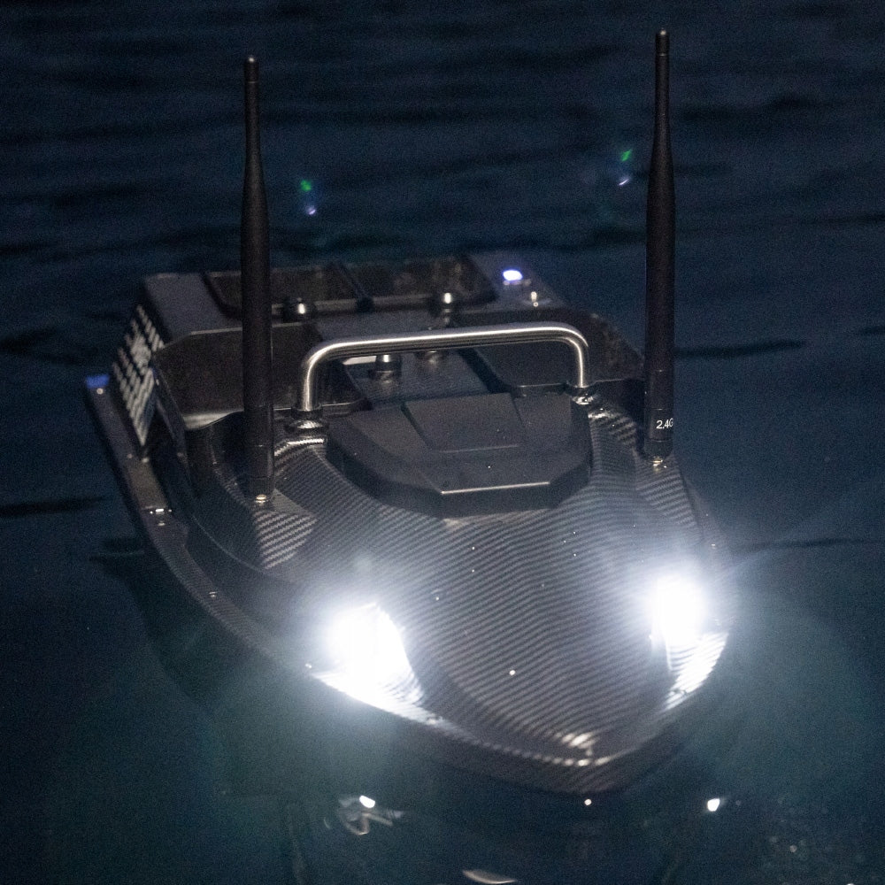 BAIT BOAT FLYTEC V803 PRO 4X FEEDERS 2XAKU 18000mAh GPS SONAR Packaging status original