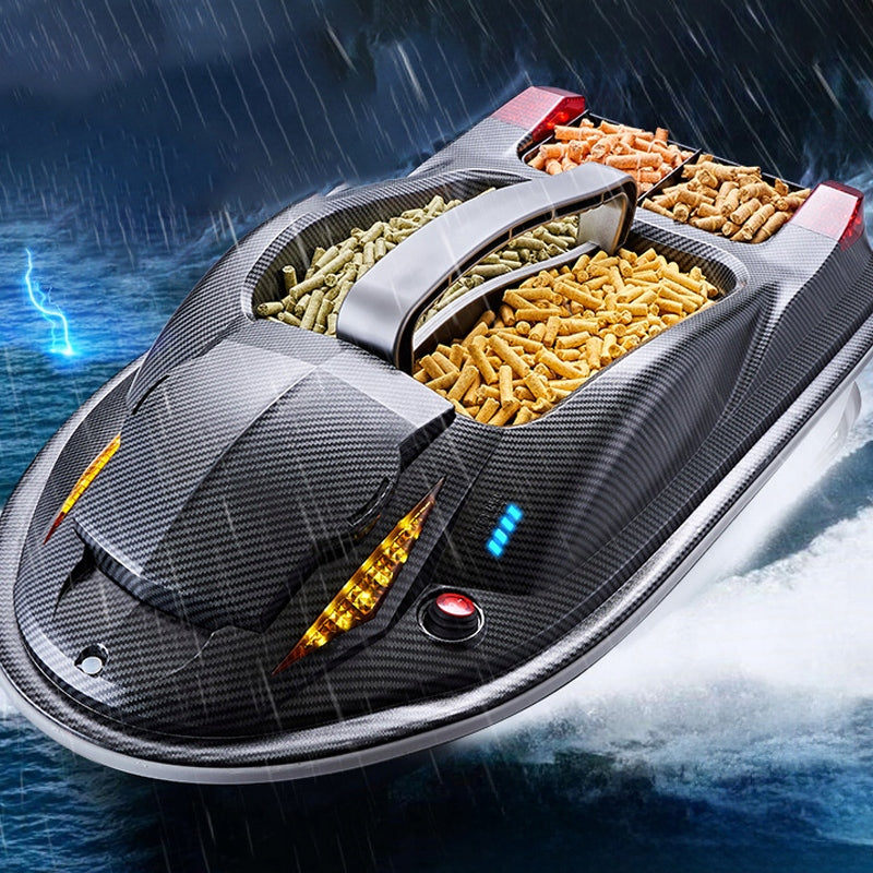 BAIT BOAT REMOTE CONTROLLED FISHING BOAT LARGE 3,5KG 3 CHAMBERS WITH GPS Brand no brand
