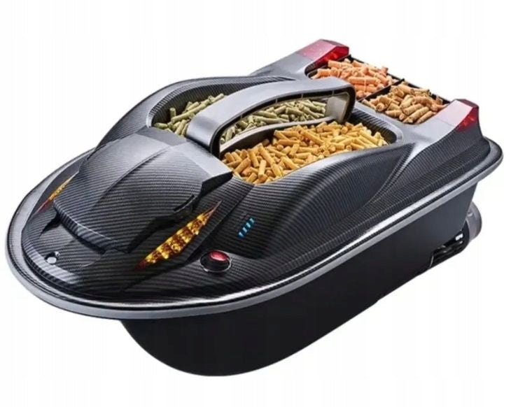 BAIT BOAT REMOTE CONTROLLED FISHING BOAT LARGE 3,5KG 3 CHAMBERS