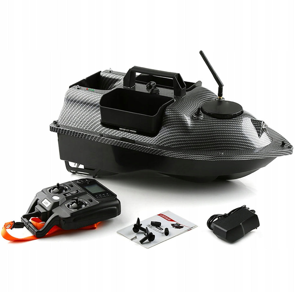 BAIT BOAT V010 GPS 40PKT. 2 CARBON BATTERIES Packaging status original