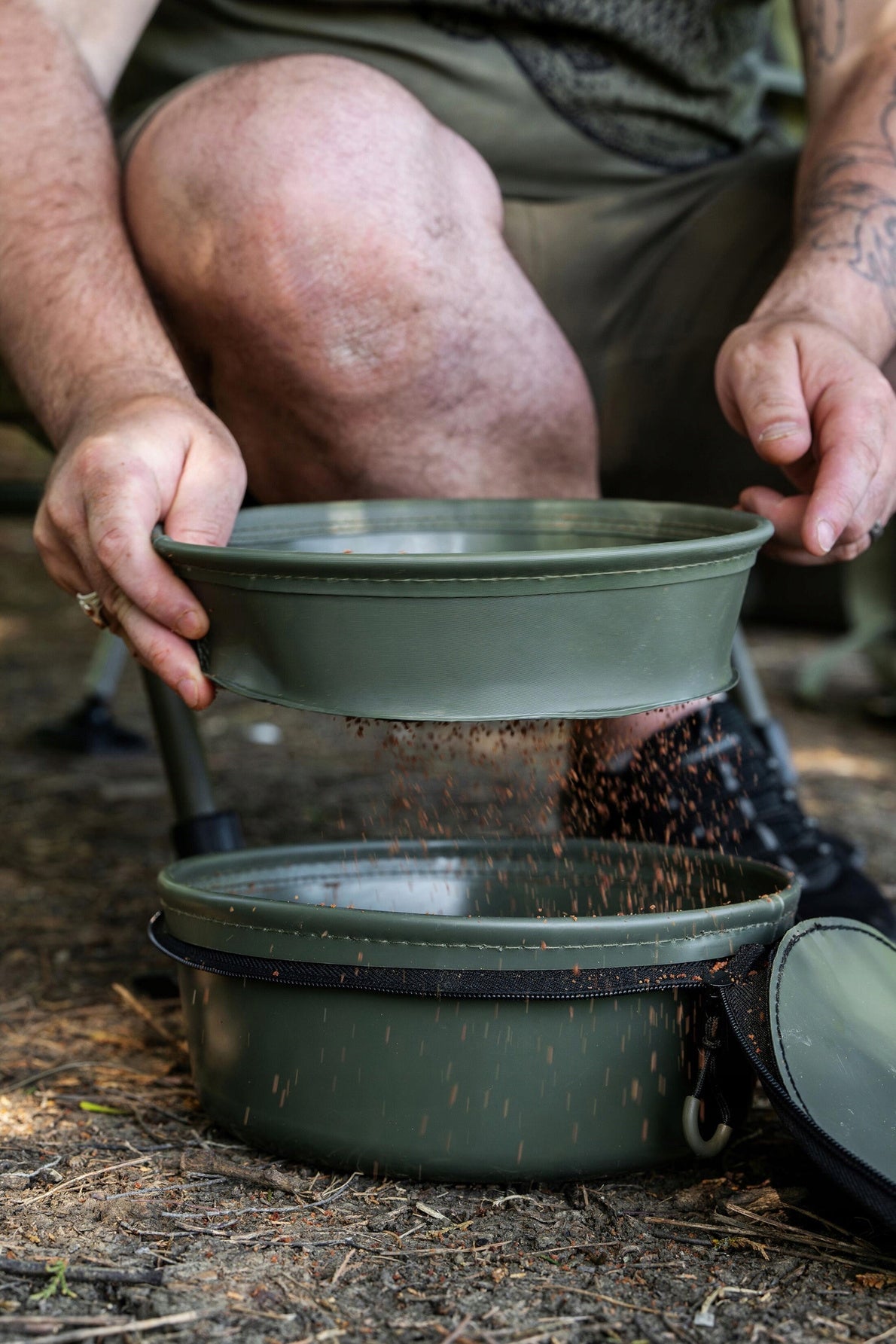 BAIT BOWL KORUM EVA SOLID WITH SIEVE 26x11cm Manufacturer code K0290138