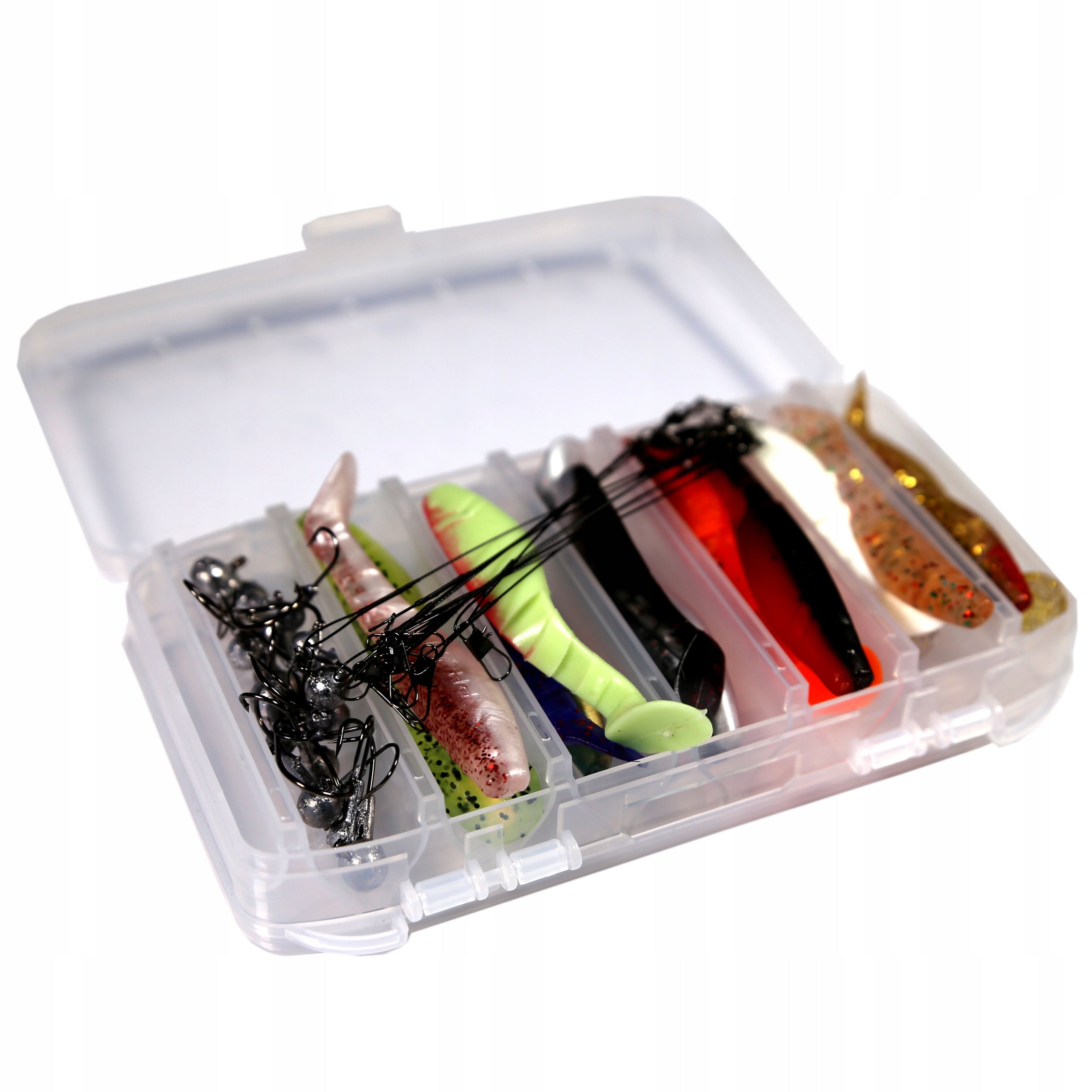 BAIT SET + BOX 71 elements Rippers twisters head rigs EAN (GTIN) 5901560233387