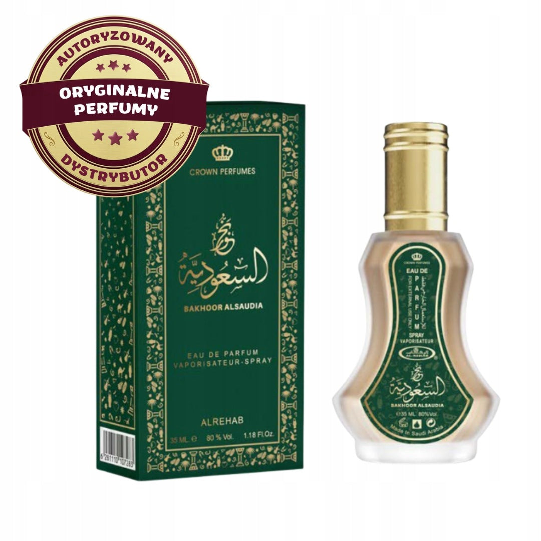 BAKHOOR ALSAUDIA ARABIC ORIENTAL PERFUME OUD 35 ml AL REHAB EDP