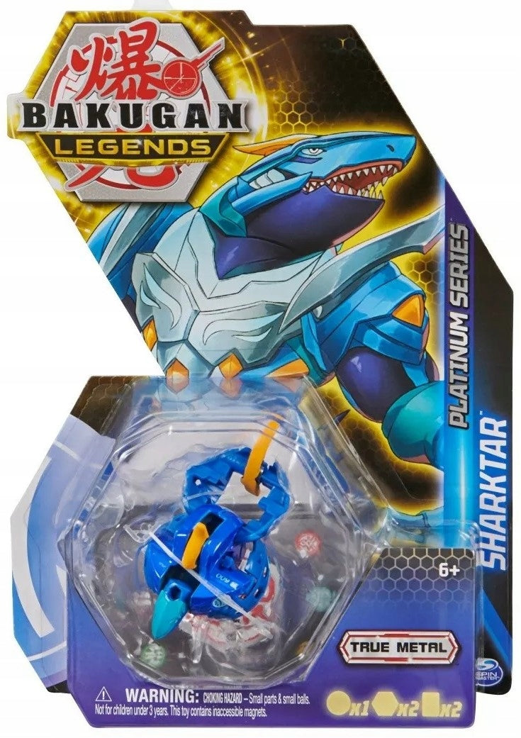 Sharktar Bakugan Legends Platinum Figur und Karten 