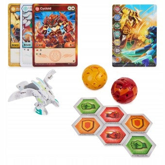 Figur mit Karten Bakugan Legends startowy Sairus Ultra 