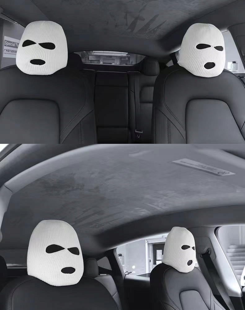 BALACLAVA COVERS 2 pcs. for headrests for funny car gadgets Manufacturer no brand