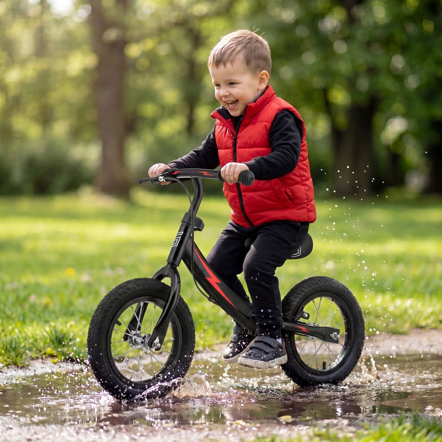 BALANCE BIKE FLASH PUMPED WHEELS STARS Brand Stars