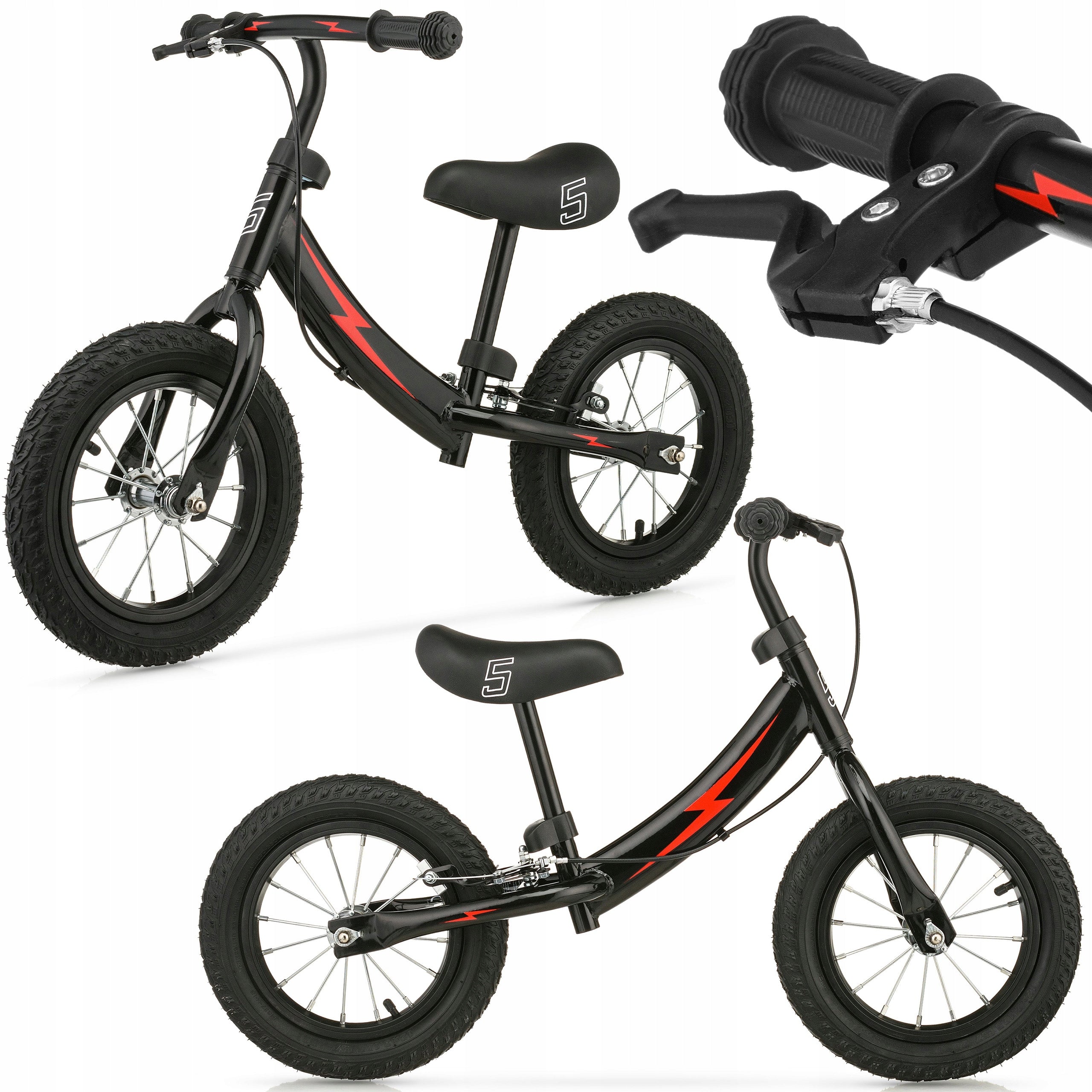 BALANCE BIKE FLASH PUMPED WHEELS STARS