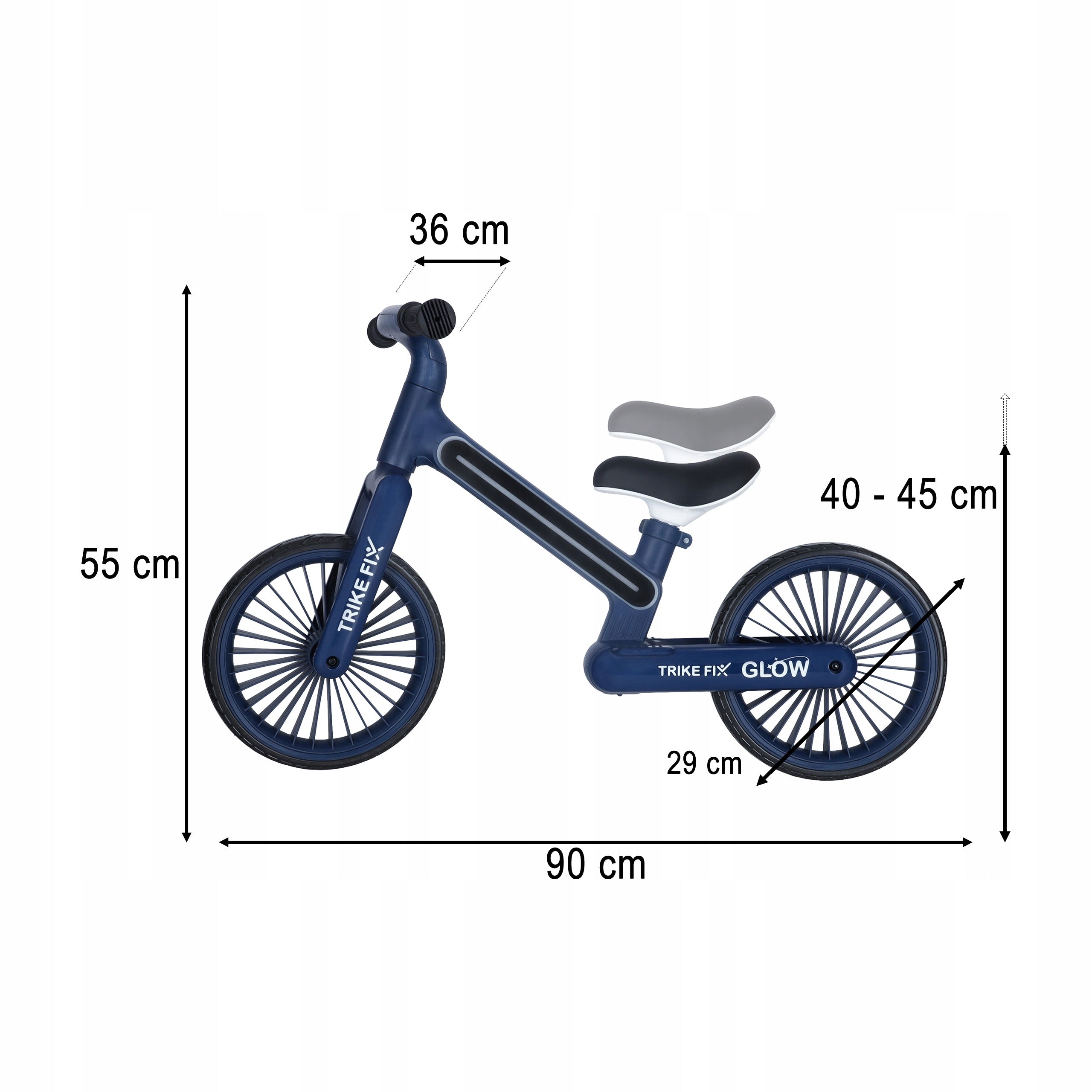 BALANCE BIKE FOR BABY BOY ADJUSTABLE FRAME LED BIKE 2 3 4 YEAR OLD Wheel size in inches 12"