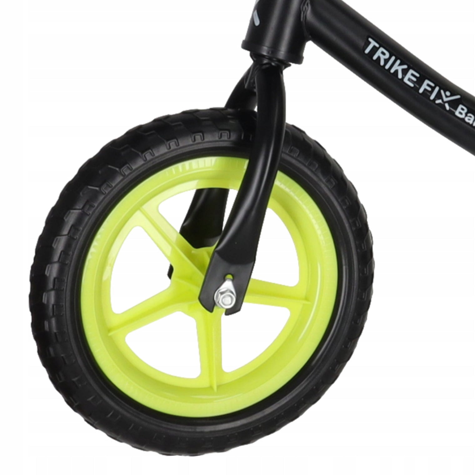BALANCE BIKE FOR BOY 2+ BLACK NEON GREEN ULTRA LIGHT TWO-WHEELED Weight 1.8 kg