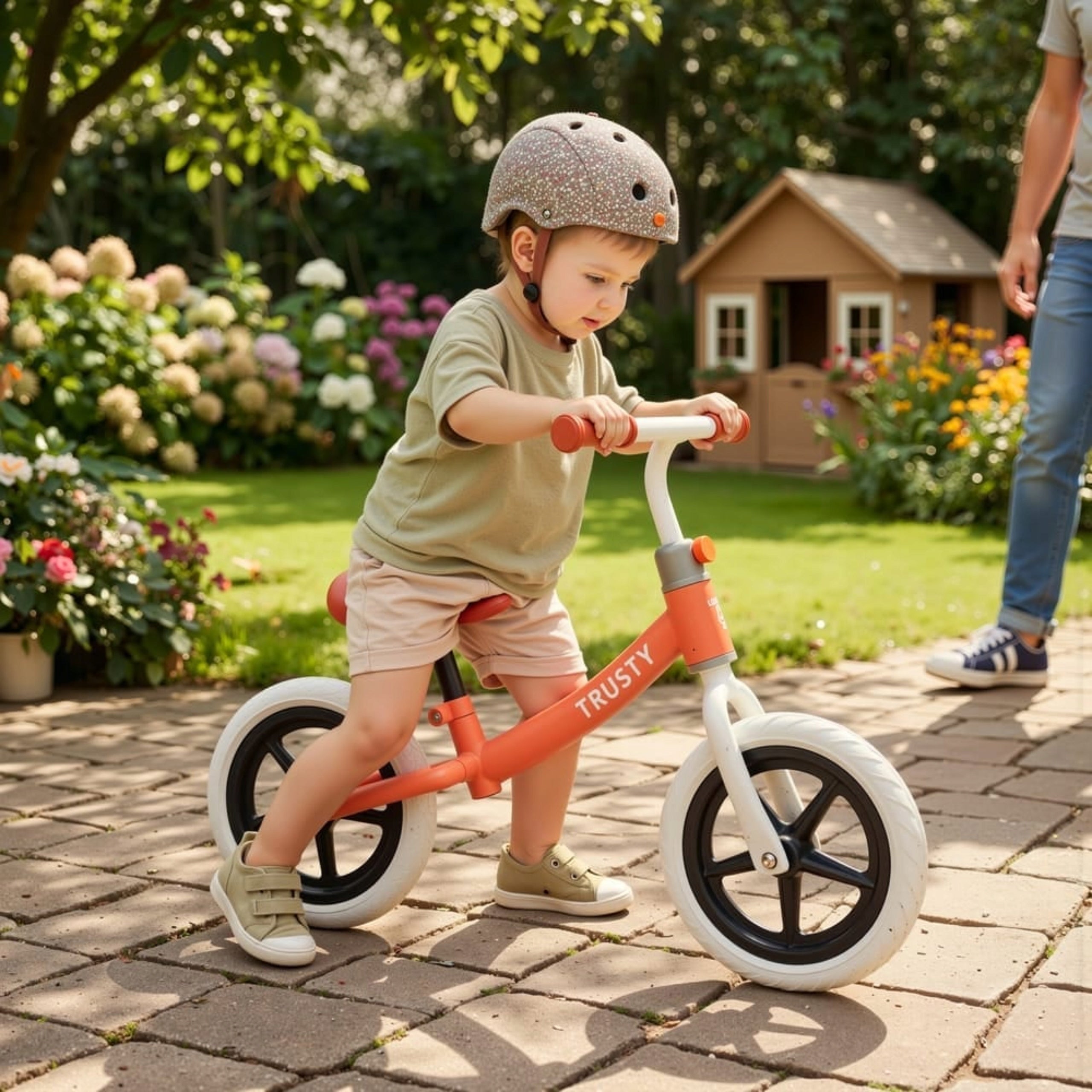BALANCE BIKE LIGHT FOR CHILDREN GIRLS ADJUSTABLE CHILDREN 2-6 YEARS Manufacturer code rowerek biegowy dla dzieci