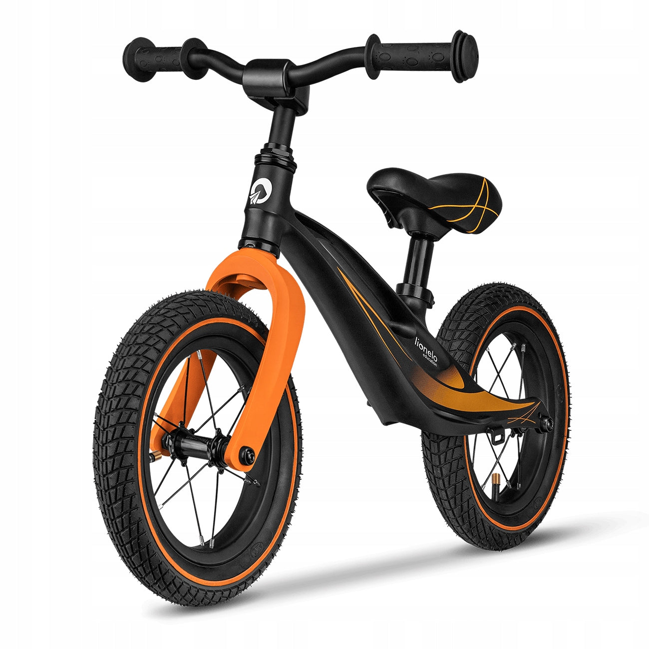 BALANCE BIKE Lionelo Bart AIR | PUMPED WHEELS | sports black