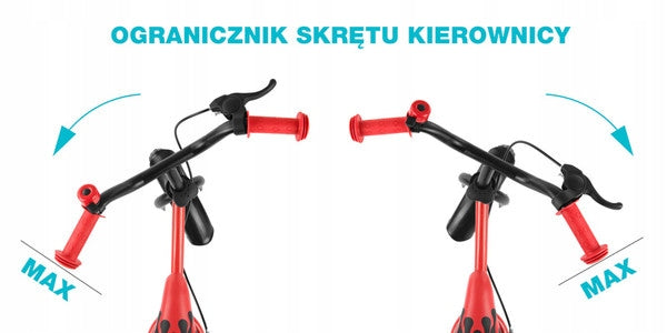 BALANCE BIKE MILLY MALLY DRAGON BRAKE Color white blue pink