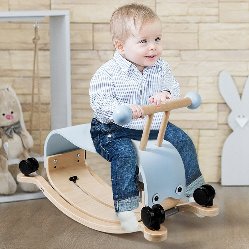 BALANCE BIKE ROCKER 2IN1 WOODEN ON WHEELS PASTEL RIDING DIANATE TEACHES EAN (GTIN) 5907038562140