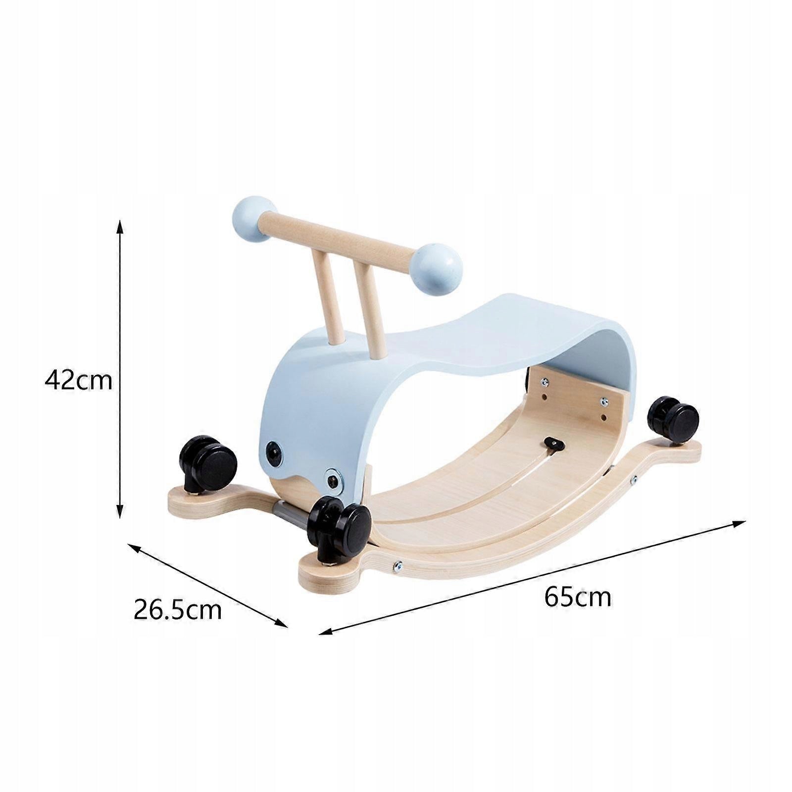 BALANCE BIKE ROCKER 2IN1 WOODEN ON WHEELS PASTEL RIDING DIANATE TEACHES Manufacturer code 999